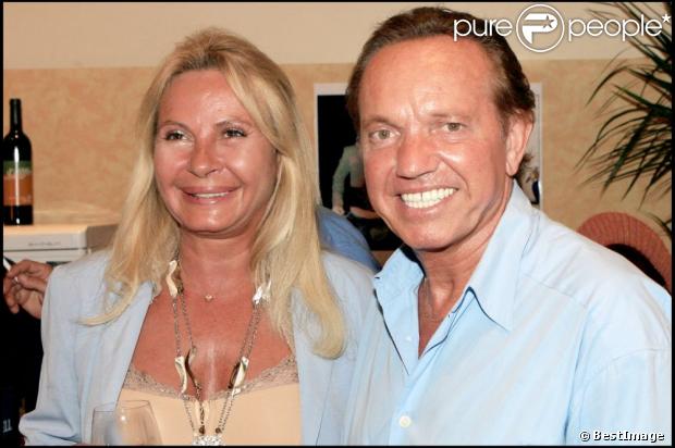 Frank Alamo et sa femme Claudy à Paris le 14 juin 2006.