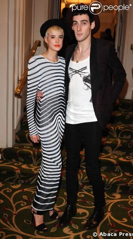 Agyness Deyn  et Josh Hubbard, guitariste des The Paddingtons