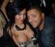 Nabilla et Kamel Djibaoui lors de la soirée Hollywood Girls 2, au duplex à Paris, le 26 octobre 2012