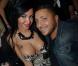 Nabilla et Kamel Djibaoui lors de la soirée Hollywood Girls 2, au duplex à Paris, le 26 octobre 2012