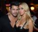 Nicolas Suret et Shauna Sand lors de la soirée Hollywood Girls 2, au duplex à Paris, le 26 octobre 2012