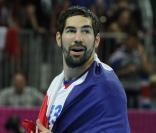 Nikola Karabatic lors de la finale olympique à Londres le 12 août 2012