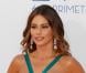 Sofia Vergara, moulée dans une robe Zuhair Murad sur le tapis rouge des Emmy le 23 septembre 2012