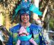  Alexis Denisof et sa fille déguisés en hyppocampes pour Halloween. 