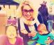 Katherine Heigl et ses filles Naleigh et Adalaide.