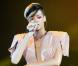 Rihanna sur la tournée The Last Girl On Earth Tour en Belgique le 16 avril 2010.