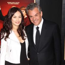Olga Kurylenko et Danny Huston lors de la première du film <em>Hitchcock</em> à New York, le 18 novembre 2012.