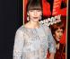 Jessica Biel et un costume aussi brillant que vieillot sur le tapis rouge du film  Hitchcock , à New York, le 18 novembre 2012.