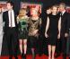 Jessica Biel, James D'Arcy, Scarlett Johansson, Toni Collette, Helen Mirren, Danny Huston sur le tapis rouge du film  Hitchcock , à New York, le 18 novembre 2012.