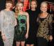 Jessica Biel, Scarlett Johansson, Toni Colette et Helen Mirren, casting féminin glamour sur le tapis rouge du film  Hitchcock , à New York, le 18 novembre 2012.