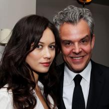 Danny Huston et sa compagne Olga Kurylenko arrivent à l'after-party, après l'avant-première du film <em>Hitchcock</em>, au 21 Club de New York, le 18 novembre 2012.