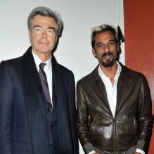 Pierre Gode et Satya Oblet au théâtre de la Gaîté Montparnasse pour un concert du pianiste Dimitri Naïditch à Paris le 19 novembre 2012