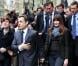 Carla Bruni et Nicolas Sarkozy à Paris, le 6 mai 2012.