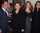 Valérie Trierweiler, François Hollande, la présidente du Brésil Dilma Rousseff et sa fille Paula Araujo lors d'un dîner d'Etat à l'Elysée, le 11 Decembre 2012.