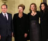 Valérie Trierweiler et Claire Chazal : Radieuses et chic pour un grand dîner