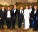 Cate Blanchett, Sir Ian McKellen, Martin Freeman, James Nesbitt, Andy Serkis et Richard Armitage avec Peter Jackson lors de l'avant-première royale de The Hobbit le 12 décembre 2012 à l'Odeon Leicester Square.