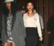Rihanna et une amie devant le club Las Palmas à Los Angeles, le 14 décembre.