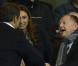 Nicolas Sarkozy et le président lyonnais Jean-Michel Aulas lors du match entre le PSG et Lyon le 16 décembre 2012 au Parc des Princes (victoire 1-0 du PSG) à Paris