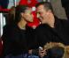 Jean-Roch et sa compagne Anaïs lors du match entre le PSG et Lyon le 16 décembre 2012 au Parc des Princes (victoire 1-0 du PSG) à Paris