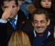 Nicolas Sarkozy lors du match entre le PSG et Lyon le 16 décembre 2012 au Parc des Princes (victoire 1-0 du PSG) à Paris