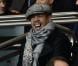 JoeyStarr lors du match entre le PSG et Lyon le 16 décembre 2012 au Parc des Princes (victoire 1-0 du PSG) à Paris