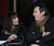 Jean-Luc Reichmann et sa femme Nathalie lors du match entre le PSG et Lyon le 16 décembre 2012 au Parc des Princes (victoire 1-0 du PSG) à Paris
