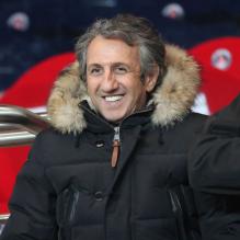 Richard Anconina lors du match entre le PSG et Lyon le 16 décembre 2012 au Parc des Princes (victoire 1-0 du PSG) à Paris