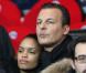 Jean Roch et sa compagne Anaïs lors du match entre le PSG et Lyon le 16 décembre 2012 au Parc des Princes (victoire 1-0 du PSG) à Paris