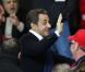 Nicolas Sarkozy lors du match entre le PSG et Lyon le 16 décembre 2012 au Parc des Princes (victoire 1-0 du PSG) à Paris