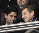 Nicolas Sarkozy lors du match entre le PSG et Lyon le 16 décembre 2012 au Parc des Princes (victoire 1-0 du PSG) à Paris