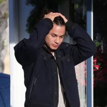 Bronson Pelletier quelques heures après son arrestation, le 18 décembre 2012.