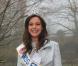Marine Lorphelin, Miss France 2013, de retour dans sa ville natale, Charnay-les-Macon en Bourgogne, le 19 décembre 2012