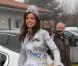 Marine Lorphelin, Miss France 2013, de retour dans sa ville natale, Charnay-les-Macon en Bourgogne, le 19 décembre 2012