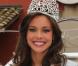 Marine Lorphelin, Miss France 2013, rayonnante, lors de son retour dans sa ville natale, Charnay-les-Macon en Bourgogne, le 19 décembre 2012