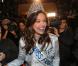 Marine Lorphelin, Miss France 2013, de retour dans sa ville natale, Charnay-les-Macon en Bourgogne, le 19 décembre 2012