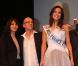 Marine Lorphelin, Miss France 2013, de retour dans sa ville natale, Charnay-les-Macon en Bourgogne, aux côtés de ses parents Philippe et Sandrine, le 19 décembre 2012