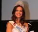 Marine Lorphelin, Miss France 2013, de retour dans sa ville natale, Charnay-les-Macon en Bourgogne, le 19 décembre 2012