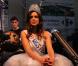 Marine Lorphelin, Miss France 2013, de retour dans sa ville natale, Charnay-les-Macon en Bourgogne, le 19 décembre 2012
