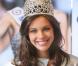 Marine Lorphelin, Miss France 2013, de retour dans sa ville natale, Charnay-les-Macon en Bourgogne, le 19 décembre 2012