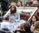 Marine Lorphelin, Miss France 2013, de retour dans sa ville natale, Charnay-les-Macon en Bourgogne, le 19 décembre 2012