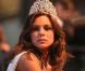 Marine Lorphelin, Miss France 2013, superbe lors de son retour dans sa ville natale, Charnay-les-Macon en Bourgogne, le 19 décembre 2012