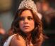 Marine Lorphelin, Miss France 2013, superbe lors de son retour dans sa ville natale, Charnay-les-Macon en Bourgogne, le 19 décembre 2012
