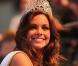 Marine Lorphelin, Miss France 2013, de retour dans sa ville natale, Charnay-les-Macon en Bourgogne, le 19 décembre 2012