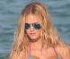 Exclusif - Erin Heatherton en pleine séance photo pour Victoria's Secret sur une plage à Miami. Le 19 décembre 2012.
