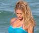 Exclusif - Erin Heatherton en pleine séance photo pour Victoria's Secret sur une plage à Miami. Le 19 décembre 2012.