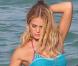 Exclusif - Erin Heatherton en pleine séance photo pour Victoria's Secret sur une plage à Miami. Le 19 décembre 2012.