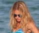 Exclusif - Erin Heatherton en pleine séance photo pour Victoria's Secret sur une plage à Miami. Le 19 décembre 2012.