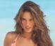 Alessandra Ambrosio en plein shooting pour Victoria's Secret à Saint-Barthélemy, le 16 décembre 2012.