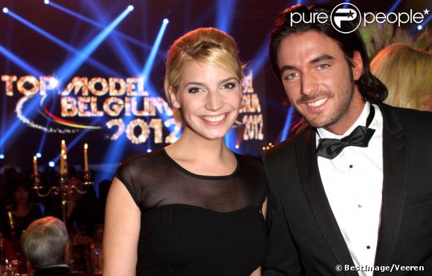 EXCLU - Thomas et Nadège de Secret Story 6, à Charleroi le 15 décembre 2012 pour l'élection Top Model Belgium 2012 au Spiroudome