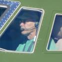 Harrison Ford emmène dans les airs sa femme Calista Flockhart et leur fils Liam